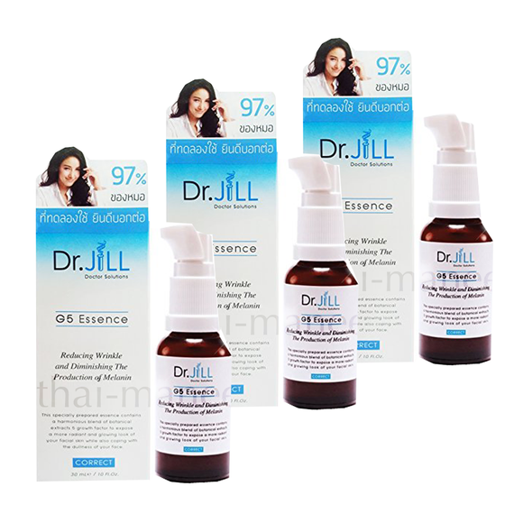 dr.jill 3 กล่อง (Dr.jill G5 Essence Cream Serum Reducing Wrinkle Anti-aging Moisturizing 30 ml)