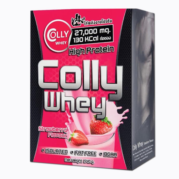 Colly Whey Protein คอลลี่เวย์ โปรตีนคุณภาพสูง เหมาะกับคนรักสุขภาพ บรรจุ15ซอง/กล่อง