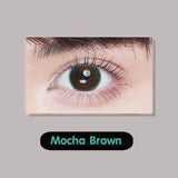 Lollipop Contact Lens On Style #Mocha Brown ชนิดรายเดือน