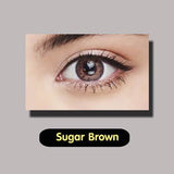 Lollipop Contact Lens On Style #Sugar Brown ชนิดรายเดือน