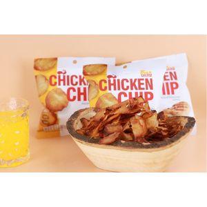 CHICKEN CHIP ขนมอกไก่อบกรอบ รสดั้งเดิม 15 กรัม 3 ห่อ